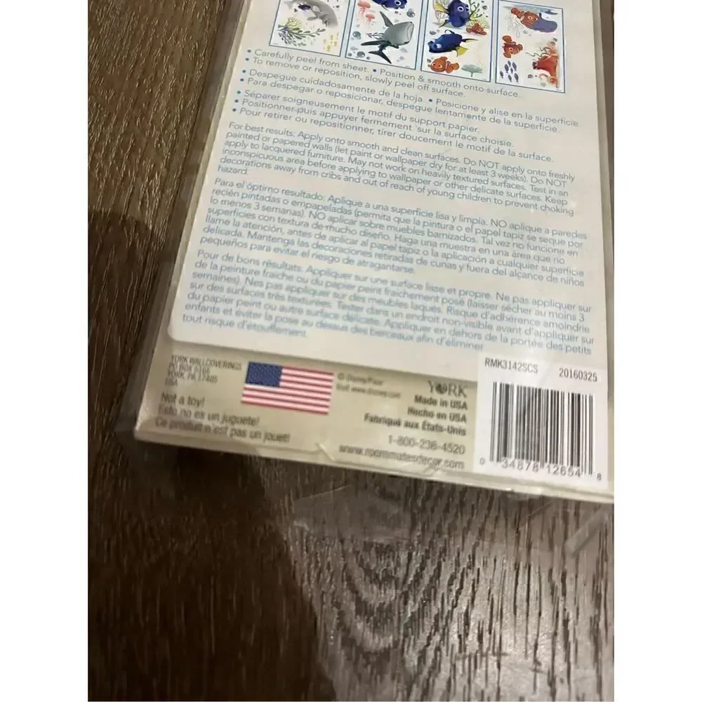 Finding Dory Disney Baby Nursery Decals  Removeable New Open